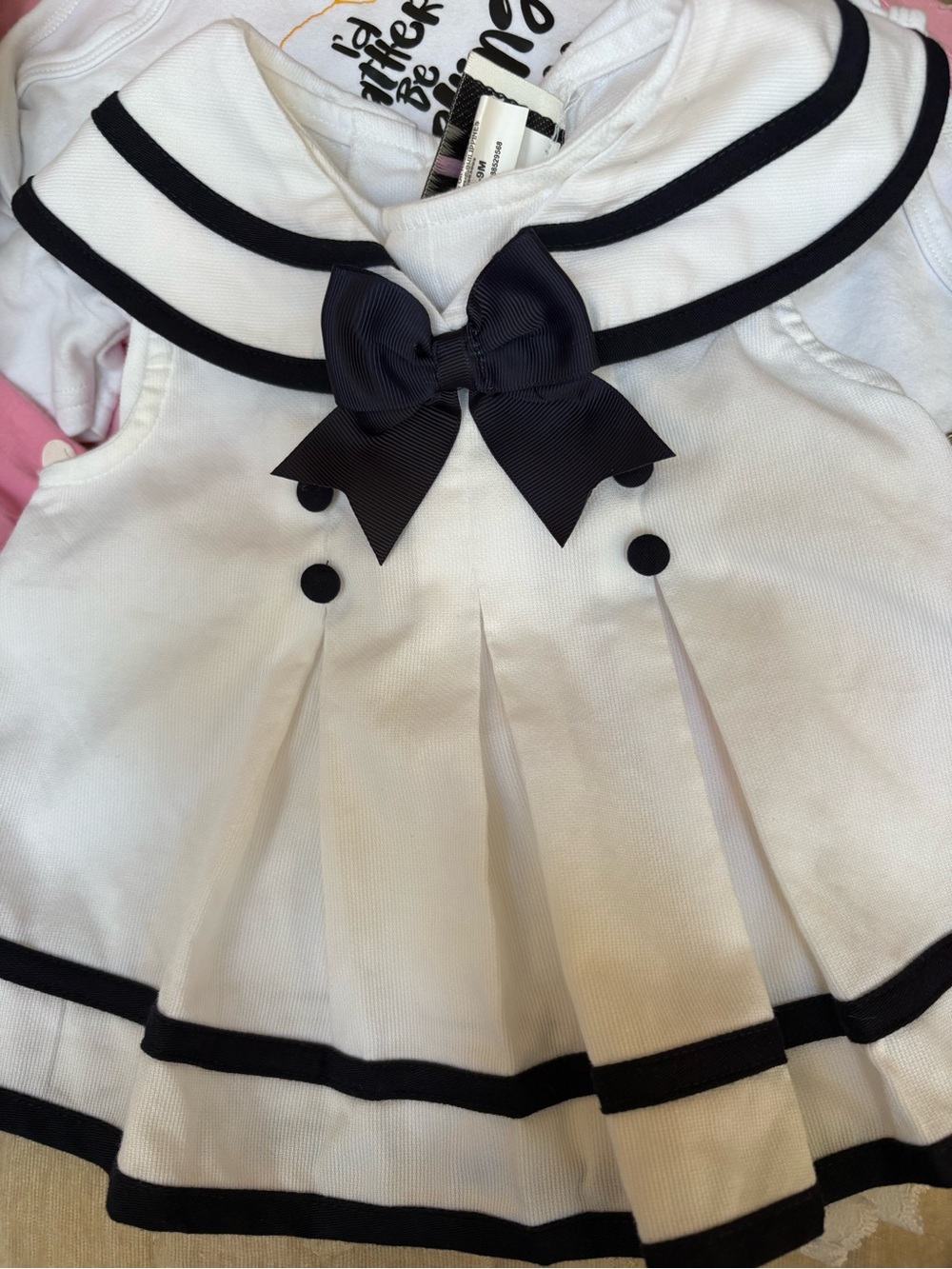 Vintage baby sailor dress